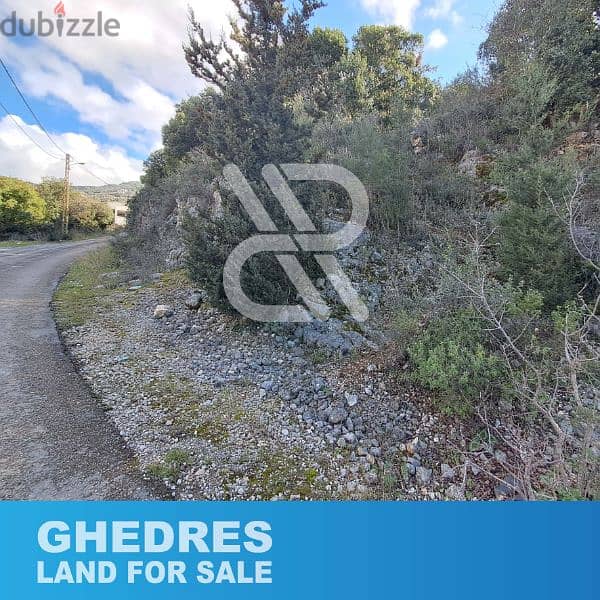 Land for sale at Ghedres - أرض للبيع في غدراس 1