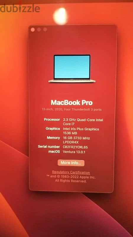 macbook pro 2020 1