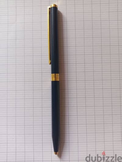 S. T. Dupont Laque De Chine Dark Navy Ballpoint Pen.