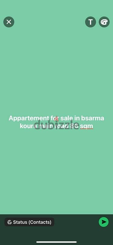 appartement for sale bsarma koura 71/259105