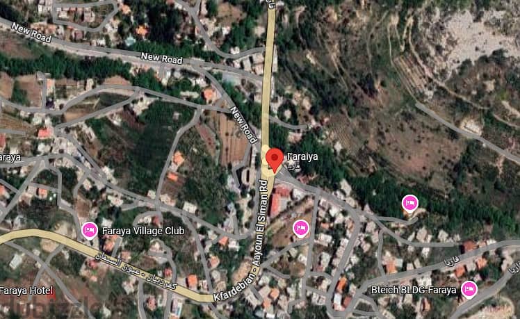 550 SQM Land for sale in Mzaar  -Faraya -Prime Location-المزار - فاريا 1