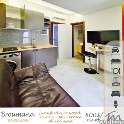 Broumana | ALL INCLUSIVE / NO ADDITIONAL COSTS | Terrace | Furnished