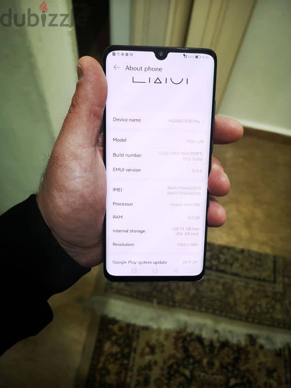 Huawei P 30 Pro ( 8Gb Ram and 256gb Memory) téléphone ktiir ndiif 4