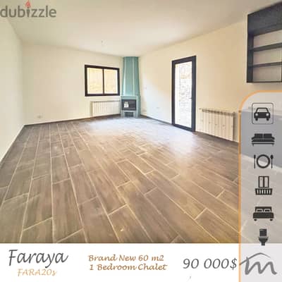 Faraya | Brand New 60m² Chalet | 2 Minutes to the Highway | Open View