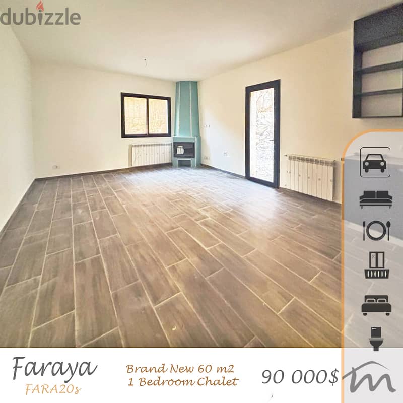 Faraya | Brand New 60m² Chalet | 2 Minutes to the Highway | Open View 0