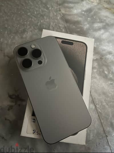 iphone 15 pro like new 89 percent battery health 256gb with box