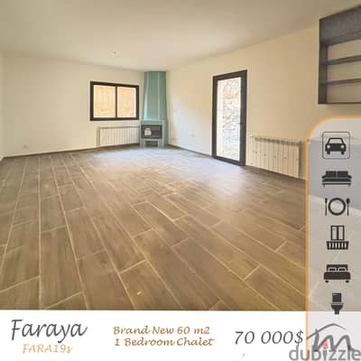 Faraya | Brand New 60m² Roof Chalet | 2 Minutes to the Highway