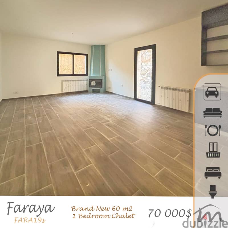 Faraya | Brand New 60m² Roof Chalet | 2 Minutes to the Highway 0