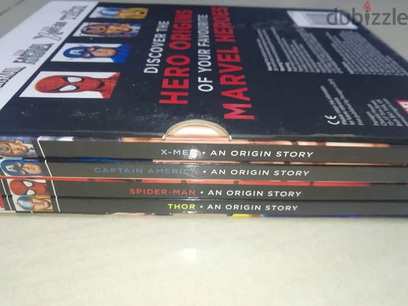 Marvel Hero Origins Story Collection 4 Hardback Books In Slip Case 1