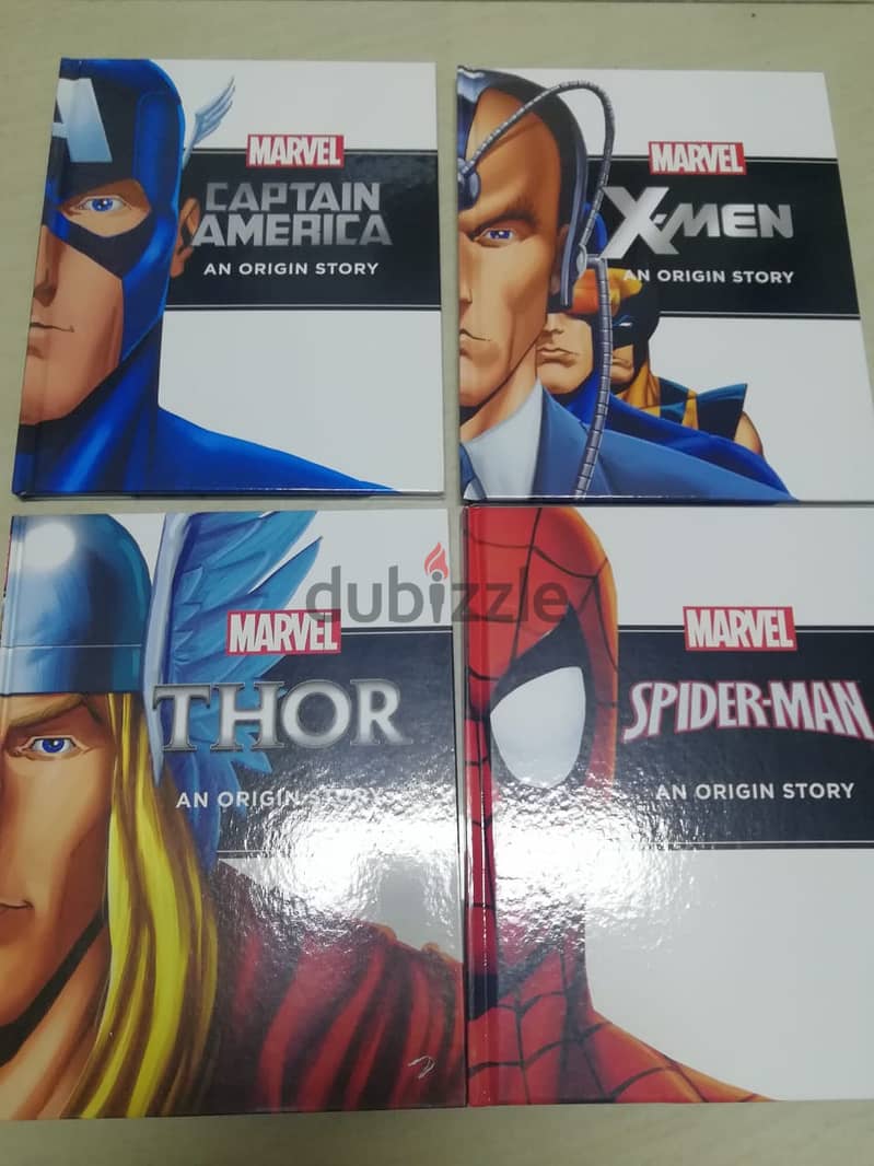 Marvel Hero Origins Story Collection 4 Hardback Books In Slip Case 2