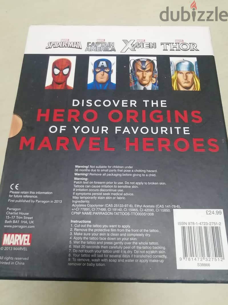 Marvel Hero Origins Story Collection 4 Hardback Books In Slip Case 4