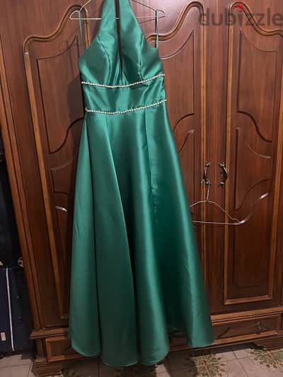 evening emerald dress فساتين سهره