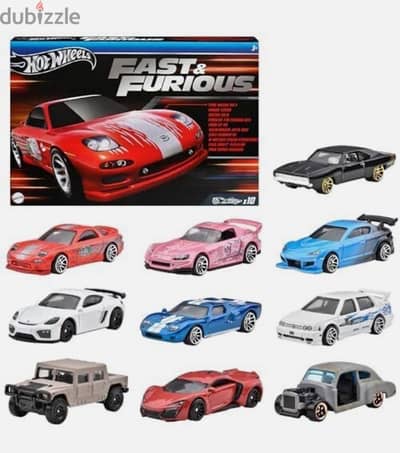 Hot Wheels FAST & FURIOUS 10 Cars In Pack August 2024