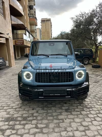 Mercedes G 63 AMG NP 2022 china blue on red (9000 km)