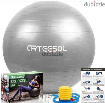 Exercise ball for yoga. pilates. . . brand new