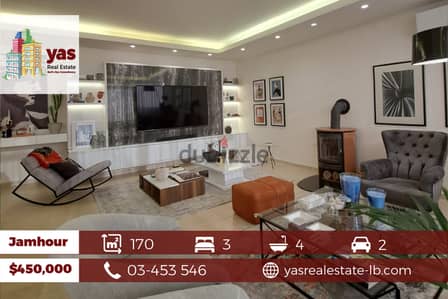 Jamhour 170m2 | 120m2 Terrace | Fully Decorated|City And Sea View |PA|