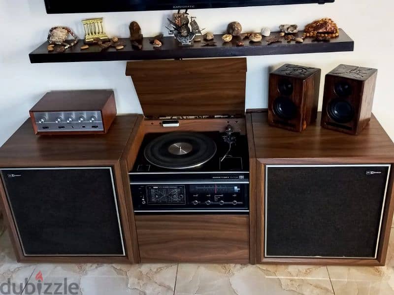 Vintage Toshiba Boston stereo Since 1970 / TURN TABLE / AUX / RADIO 6