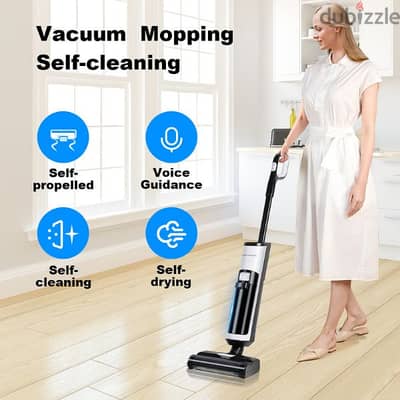 Liectroux i7 Pro Cordless Wet Dry Vacuum Cleaner, Self-Cleaning