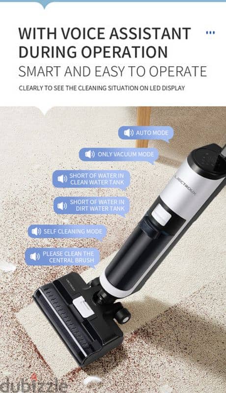 Liectroux i7 Pro Cordless Wet Dry Vacuum Cleaner, Self-Cleaning 1