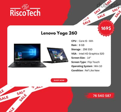 LENOVO YOGA 260 -  INTEL® CORE™ I5-6TH