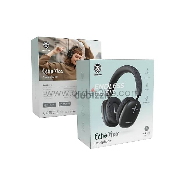 Green Lion Echo Max Bluetooth Headphones – 50H Playtime, Lightweight, 4