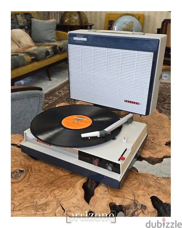 Vintage philips turntable / record player 3