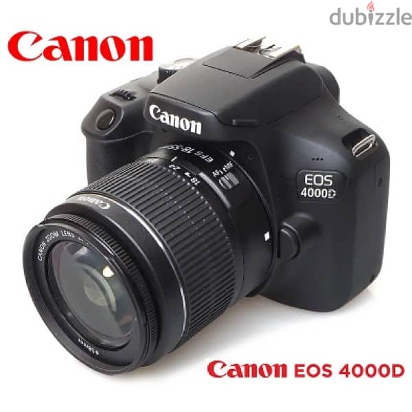 Canon EOS 4000D DSLR Camera with EF-S 18-55 mm 1