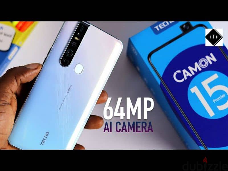 Tecno Camon 15 Premier | Pop-Up Selfie | 128GB + 6GB RAM 0