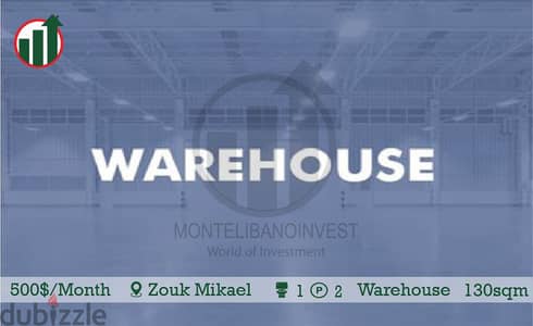 WAREHOUSE FOR RENT IN ZOUK MIKAEL!!!