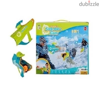 2 in 1 Snow Battle Snowball Gun Toy