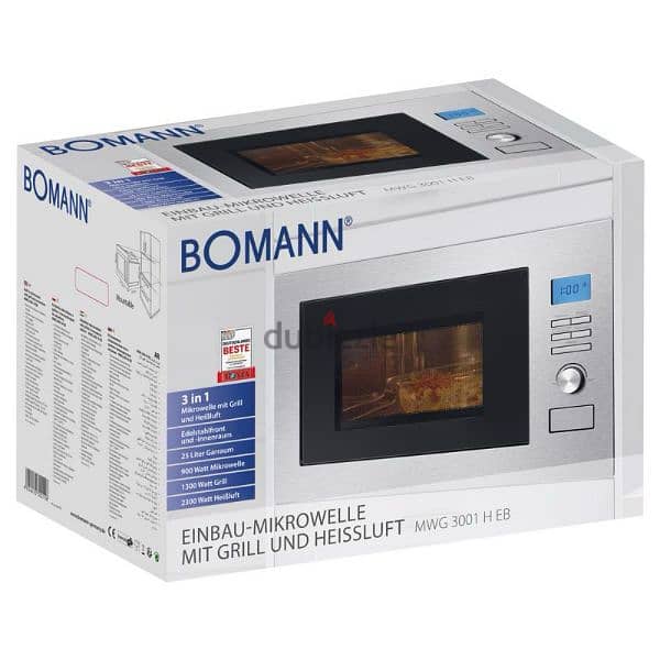 Built-in Microwave/Grill Boman 25L مايكروويف بومان أنكستري 0