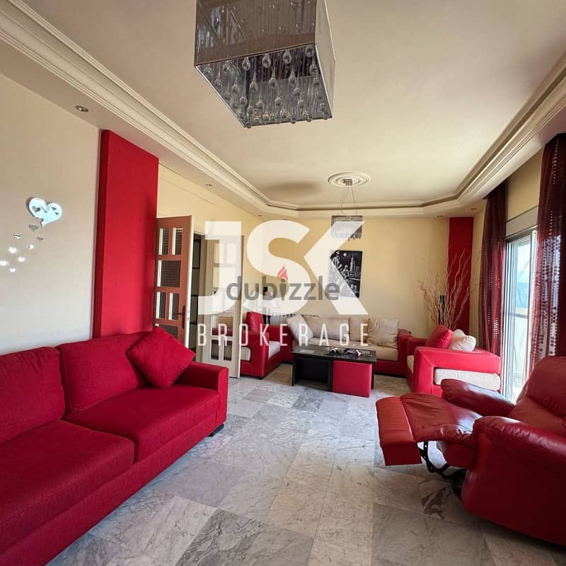 L17439 - Furnished Decorated Apartment For Sale in Mansourieh 0