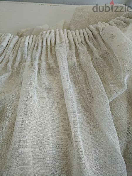 6 white curtains (Textile made in France) - Not Negotiable 1