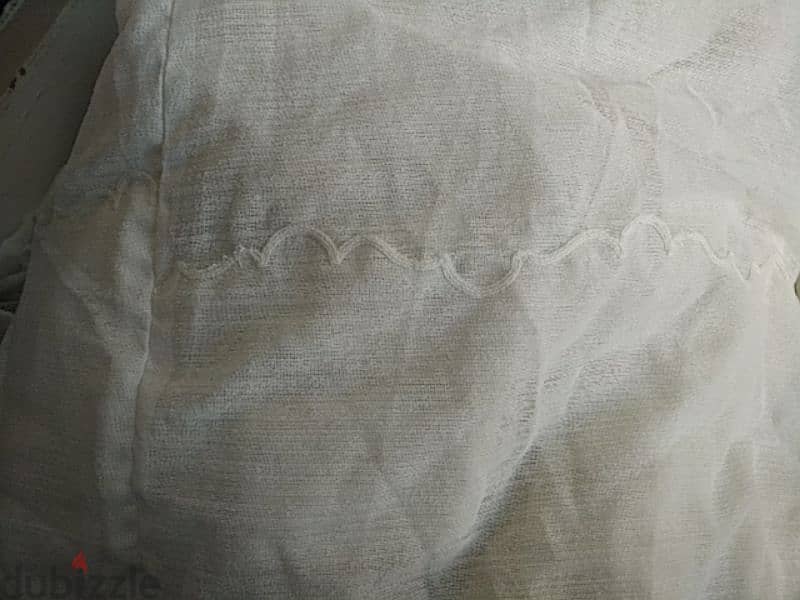 6 white curtains (Textile made in France) - Not Negotiable 6