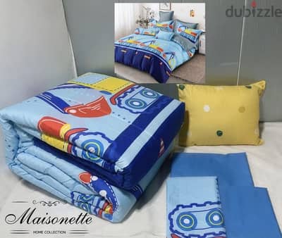 comforter set 5 pcs single