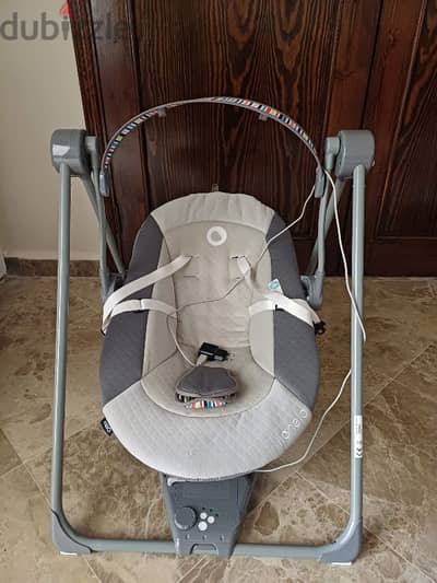 Lionelo Baby Electric Swing Otto Cosy Grey