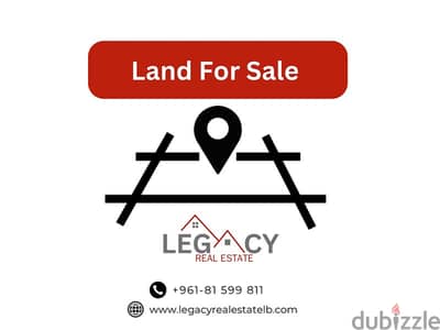 Land For Sale In Beit Mery Near Mansourieh