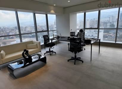 LUXURY Furnished Office For Rent In Ashrafieh!