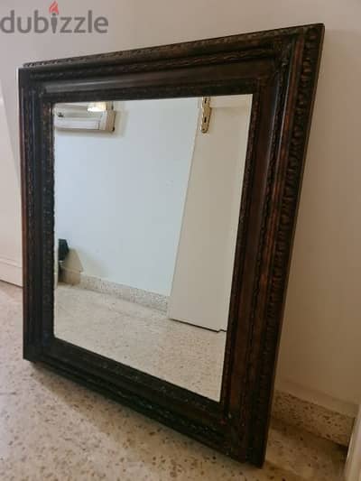 vintage mirror 70 cm height 60 width