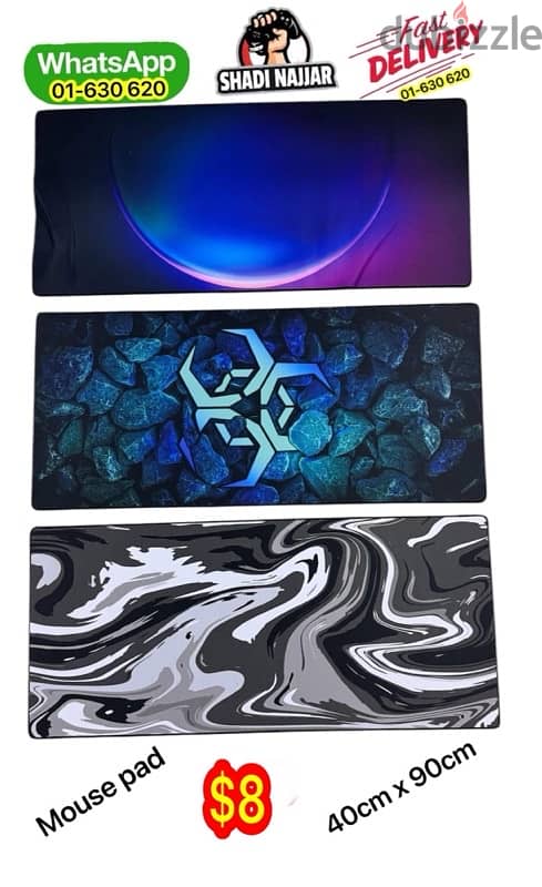 mouse pad 40cm x 90cm $8 2