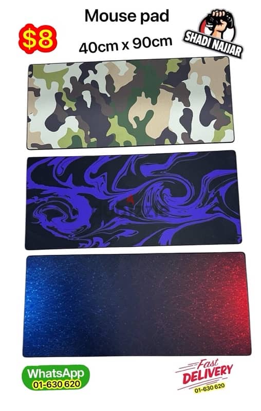 mouse pad 40cm x 90cm $8 7