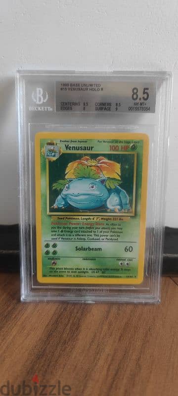 Pokemon Venusaur 1999-Unlimited BGS 8.5