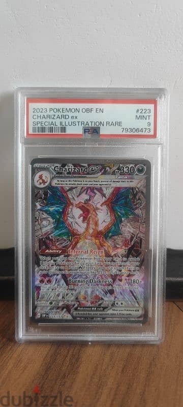 Pokemon Charizard EX #223 PSA 9