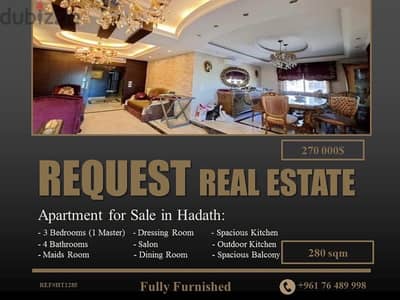 Hot deal Apartment For Sale In Hadath عرض مغري شقة للبيع في الحدث