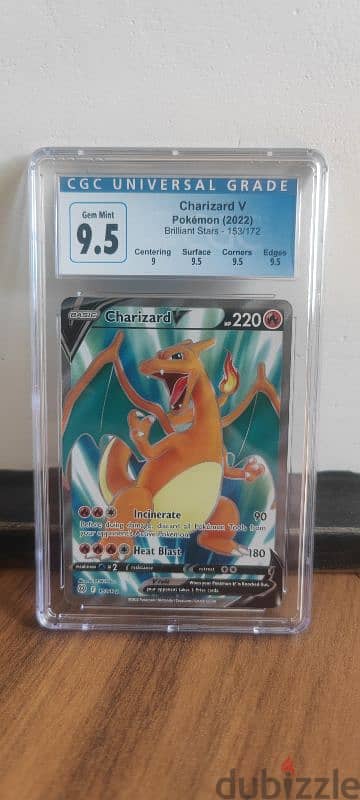 Pokemon Charizard V #153 CGC 9.5