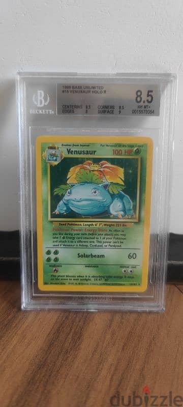 Pokemon Venusaur 1999-Unlimited BGS 8.5