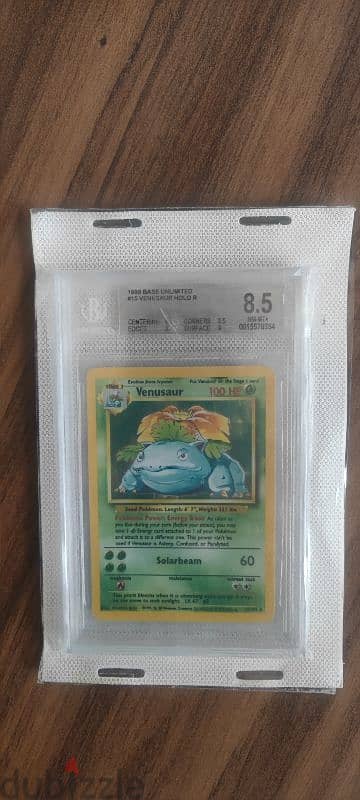 Pokemon Venusaur 1999-Unlimited BGS 8.5 2