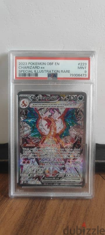 Pokemon Charizard EX #223 PSA 9