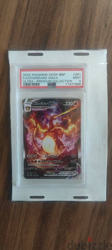 Pokemon Charizard VMAX #261 PSA 9 2