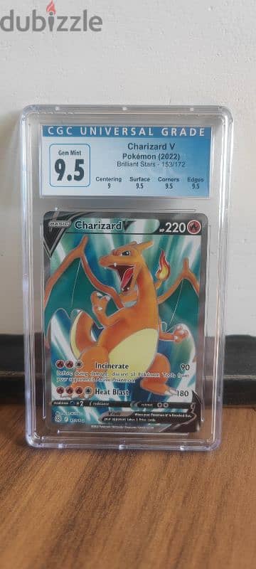 Pokemon Charizard V #153 CGC 9.5